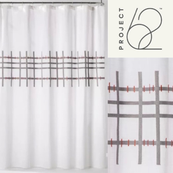Project 62 Bath New Project 62 Crewel Grid Shower Curtain Poshmark